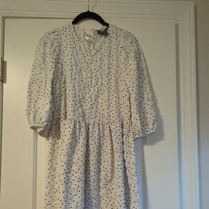 Primark light weight mini polka dot dress